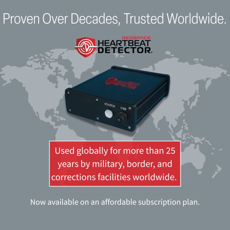 Heartbeat Detector providing worldwide human presence detection